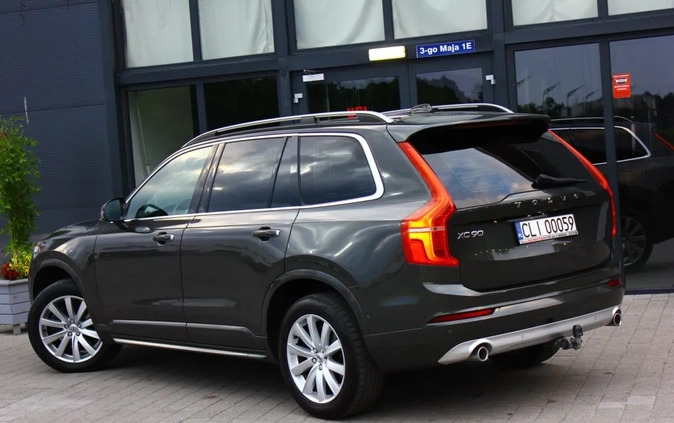 Volvo XC 90 cena 153000 przebieg: 140000, rok produkcji 2018 z Wyśmierzyce małe 631